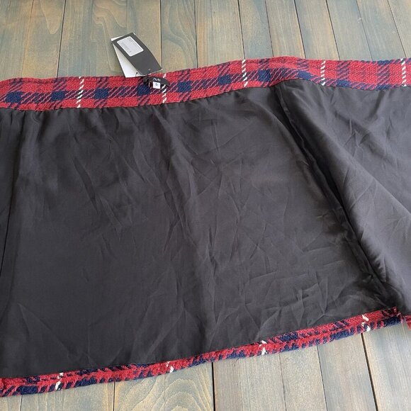 Ruti Handmade Plaid Long Jasper Adjustable Wrap Skirt Red - Size S - $249 (R8) - Picture 2 of 10